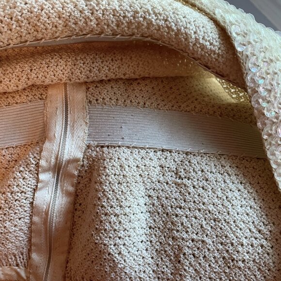 Handmade vintage sequin sweater set, shrug and shell - Picture 10 of 10